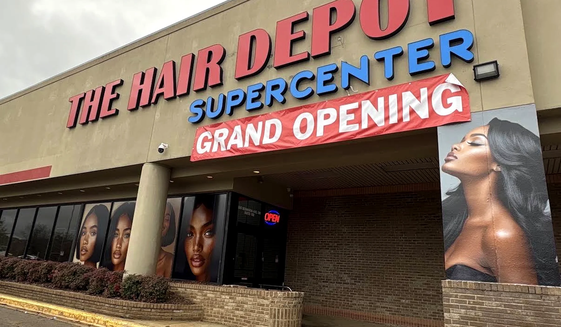 The Hair Depot Supercenter storefront on Dennison Avenue in Birmingham
